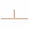 Ekena Millwork Portland Smooth Timber Gable Bracket, Douglas Fir, 96"W x 48"H x 1 1/2"D x 5 1/2"F, 12/12 Pitch GBW096X48X0206POR00SDF - alternate 3